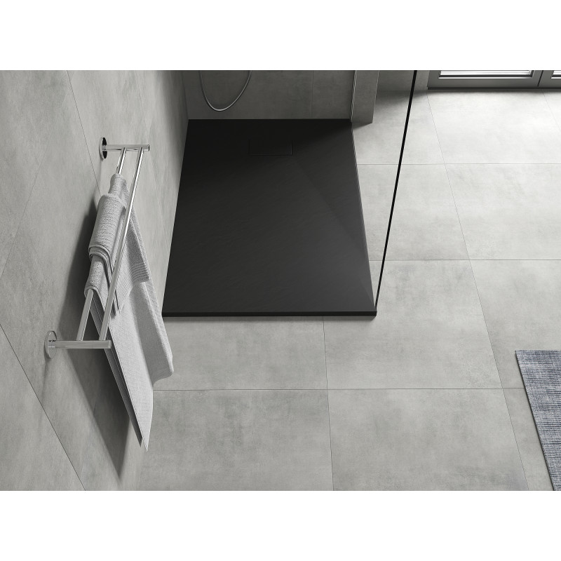 Mexen Hugo Rechteckige SMC-Duschwanne 110 x 80 cm, schwarz - 42708011