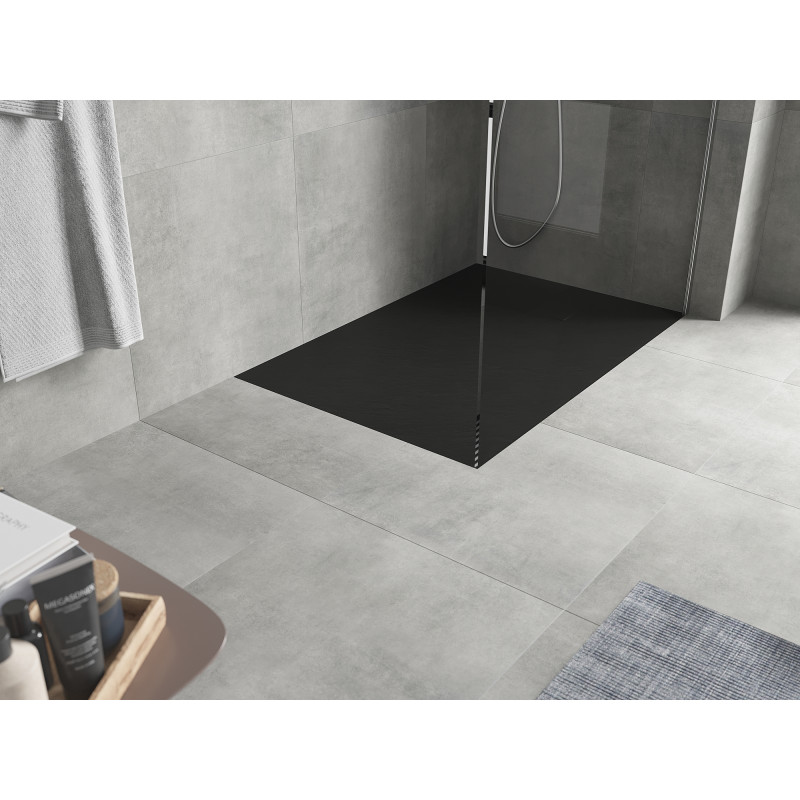 Mexen Hugo rechteckige Duschwanne SMC 100 x 70 cm, schwarz - 42707010