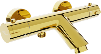 Mexen Kai Thermostat-Badewannenarmatur, Gold - 77300-50