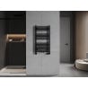 Mexen Ares Badezimmerheizkörper 900 x 500 mm, 372 W, schwarz - W102-0900-500-00-70