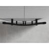Mexen Ares Badezimmerheizkörper 900 x 600 mm, 433 W, schwarz - W102-0900-600-00-70