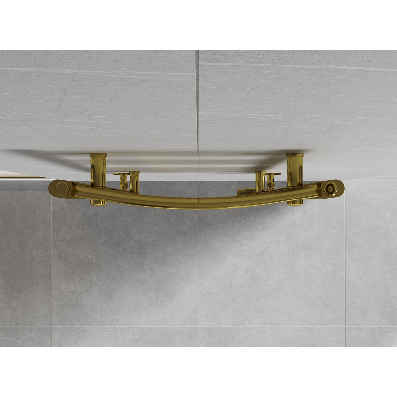 Mexen Ares Badezimmerheizkörper 1200 x 500 mm, 420 W, gold - W102-1200-500-00-50