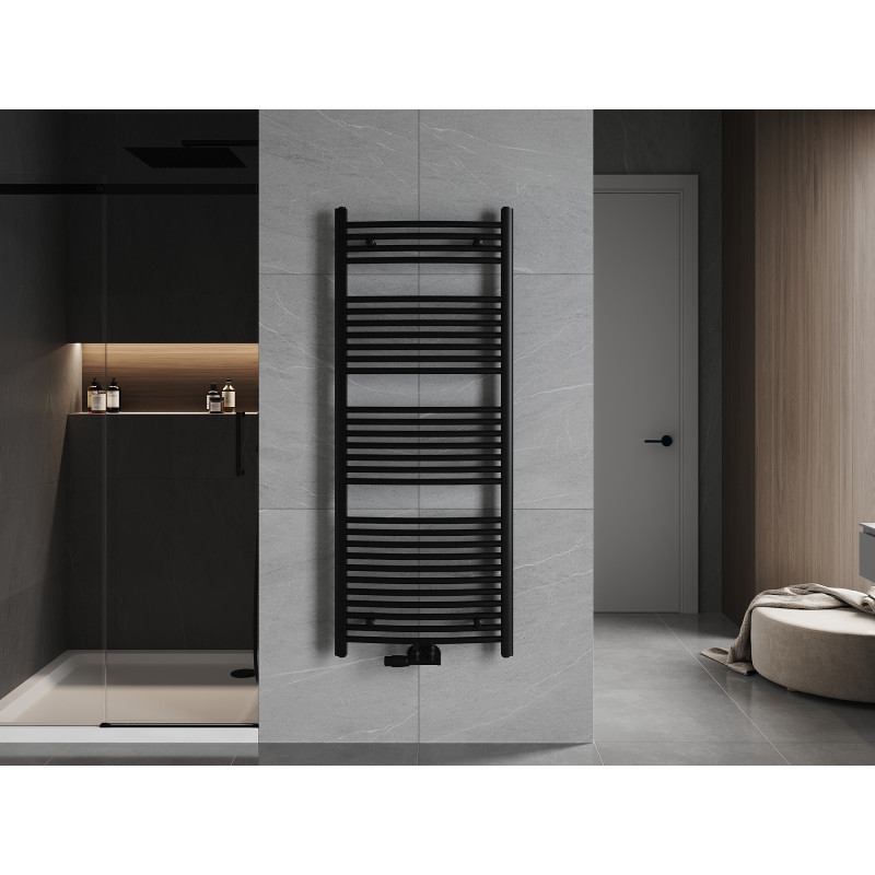 Mexen Ares Badezimmerheizkörper 1500 x 600 mm, 733 W, schwarz - W102-1500-600-00-70