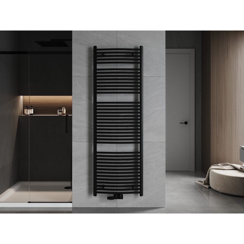 Mexen Ares Badezimmerheizkörper 1800 x 600 mm, 958 W, schwarz - W102-1800-600-00-70