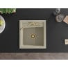 Mexen Vito Granitspüle 1-beckig mit Küchenarmatur Carla, beige - 6503-69-670700-50