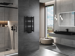 Mexen Mars Badezimmerheizkörper 700 x 400 mm, 238 W, schwarz - W110-0700-400-00-70