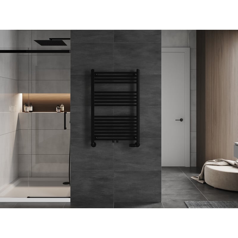 Mexen Mars Badezimmerheizkörper 900 x 600 mm, 430 W, schwarz - W110-0900-600-00-70