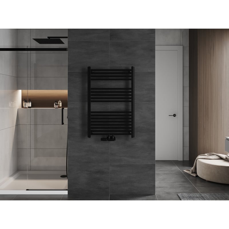 Mexen Mars Badezimmerheizkörper 900 x 600 mm, 430 W, schwarz - W110-0900-600-00-70