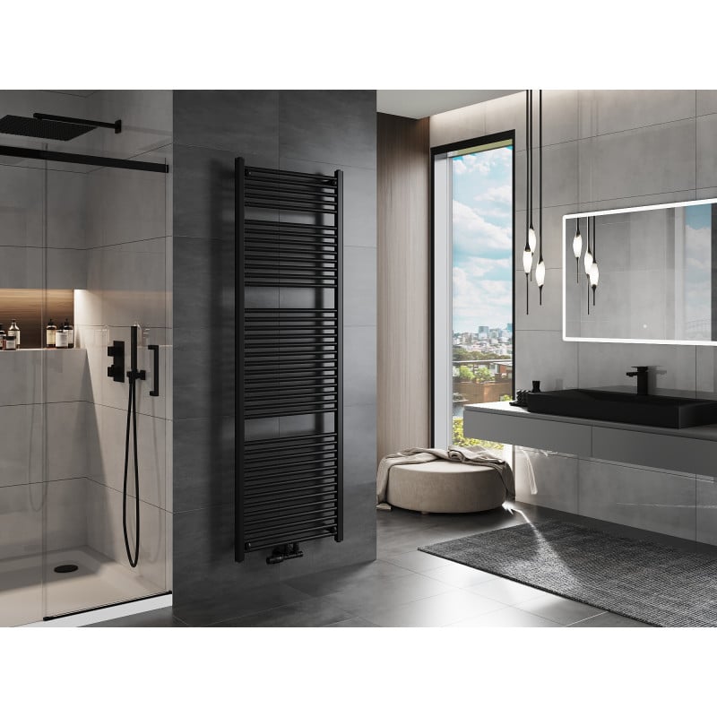 Mexen Mars Badheizkörper 1800 x 600 mm, 953 W, schwarz - W110-1800-600-00-70