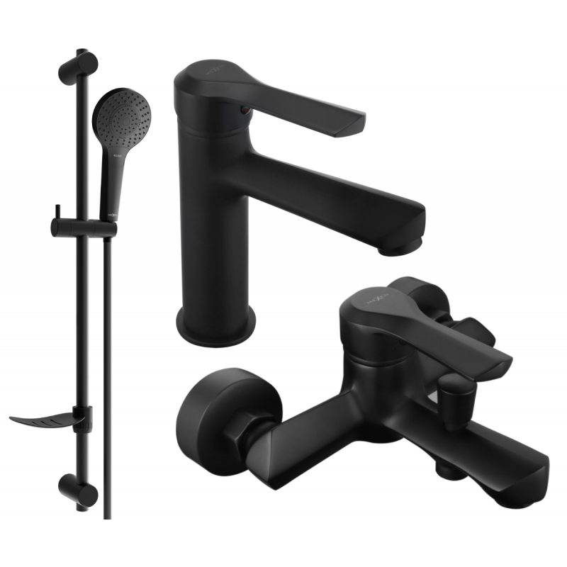 Mexen Sabre DF05 Bad-Set, schwarz - 72103DF05-70