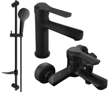Mexen Sabre DF05 Bad-Set, schwarz - 72103DF05-70
