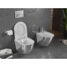 Mexen Lena WC-Schüssel Rimless mit Absenkautomatik Slim, Duroplast, weiß/silber - 30224004