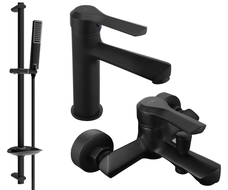 Mexen Sabre DB72 Wannen-Set, schwarz - 72103DB72-70