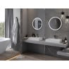 Mexen Gobi beleuchteter Badezimmerspiegel, rund 60 cm, LED 6000K, Antibeschlag - 9801-060-060-611-00