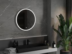Mexen Gobi beleuchteter Badezimmer-Spiegel, rund 70 cm, LED 6000K, Anti-Beschlag - 9801-070-070-611-00