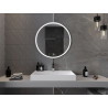 Mexen Gobi beleuchteter Badezimmerspiegel, rund 80 cm, LED 6000K, Antibeschlag - 9801-080-080-611-00