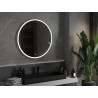 Mexen Gobi beleuchteter Badezimmerspiegel, rund 90 cm, LED 6000K, Anti-Beschlag - 9801-090-090-611-00