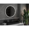 Mexen Gobi beleuchteter Badezimmerspiegel, rund 90 cm, LED 6000K, Antibeschlag - 9801-090-090-611-00