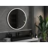 Mexen Gobi beleuchteter runder Badezimmerspiegel 100 cm, LED 6000K, Antibeschlag - 9801-100-100-611-00