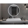 Mexen Gobi beleuchteter Badezimmerspiegel, rund 100 cm, LED 6000K, Antibeschlag - 9801-100-100-611-00