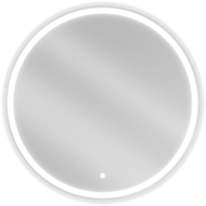Mexen Gobi beleuchteter runder Badezimmerspiegel, 80 cm, LED 6000K, Antibeschlag - 9801-080-080-611-00