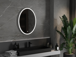 Mexen Elz beleuchteter Badezimmerspiegel 60 x 80 cm, LED 6000K, Antibeschlag - 9802-060-080-611-00