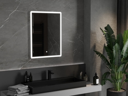 Mexen Navia beleuchteter Badezimmerspiegel 60 x 80 cm, LED 6000K, Antibeschlag - 9803-060-080-611-00