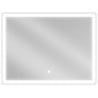 Mexen Navia LED-beleuchteter Badezimmerspiegel 80 x 60 cm, 6000K, Antibeschlag - 9803-080-060-611-00