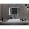 Mexen Navia LED-beleuchteter Badezimmerspiegel 80 x 60 cm, 6000K, Antibeschlag - 9803-080-060-611-00