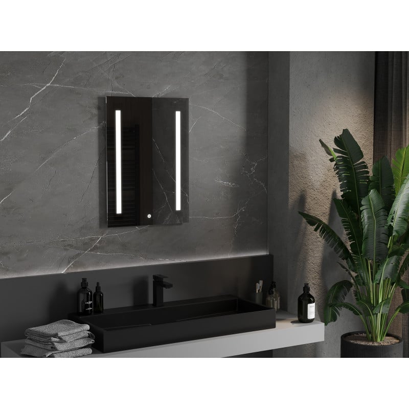 Mexen Remi beleuchteter Badezimmerspiegel 50 x 70 cm, LED 6000K, Antibeschlag - 9804-050-070-611-00