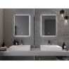 Mexen Sun beleuchteter Badezimmer-Spiegel 50 x 70 cm, LED 6000K, Antibeschlag - 9807-050-070-611-00