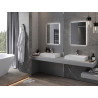 Mexen Sun beleuchteter Badezimmer-Spiegel 50 x 70 cm, LED 6000K, Antibeschlag - 9807-050-070-611-00