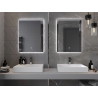 Mexen Sun beleuchteter Badezimmerspiegel 60 x 80 cm, LED 6000K, Antibeschlag - 9807-060-080-611-00