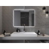 Mexen Sun beleuchteter Badezimmerspiegel 100 x 80 cm, LED 6000K, Antibeschlag - 9807-100-080-611-00