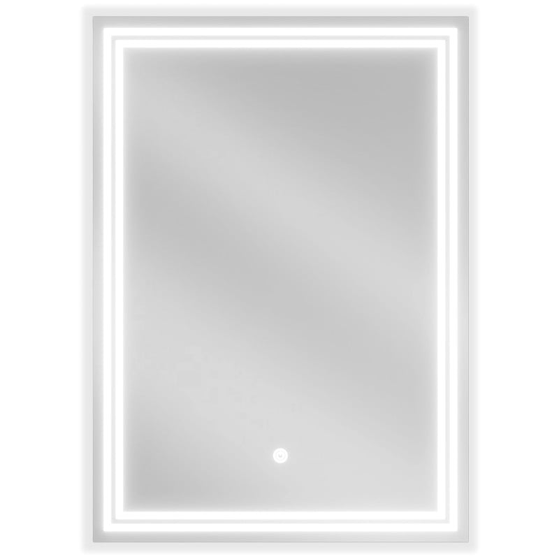 Mexen Taco beleuchteter Badezimmerspiegel 50 x 70 cm, LED 6000K, Antibeschlag - 9805-050-070-611-00