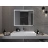 Mexen Taco beleuchteter Badezimmer-Spiegel 100 x 80 cm, LED 6000K, Antibeschlag - 9805-100-080-611-00