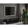 Mexen Taco beleuchteter Badezimmerspiegel 100 x 80 cm, LED 6000K, Antibeschlag - 9805-100-080-611-00