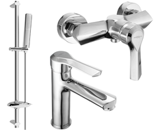 Mexen Sabre DB72 Duschset, Chrom - 72104DB72-00