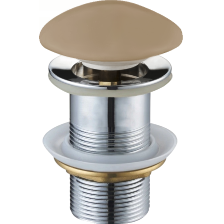 Mexen Klick-Klak-Ablauf rund, Cappuccino Keramik matt - 79910-64