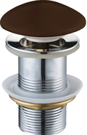 Mexen Klick-Klack-Stöpsel rund, braun keramisch matt - 79910-68