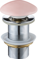 Mexen Klick-Klack Stöpsel rund, rosa Keramik matt - 79910-44