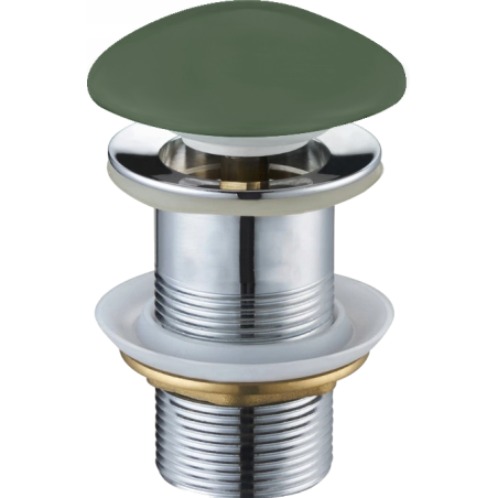 Mexen Runder Klick-Klack-Stöpsel, Keramik Khaki Matt - 79910-43