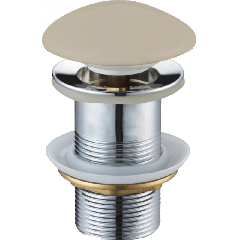 Mexen Klick-Klack-Stöpsel rund, beige Keramik matt - 79910-62