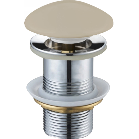 Mexen Klick-Klack Stopfen rund, beige keramisch matt - 79910-62