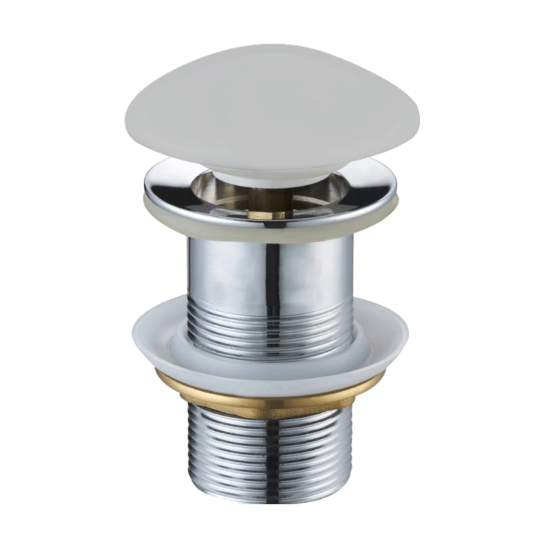 Mexen Klick-Klack-Abfluss rund, platinfarben, Keramik matt - 79910-63