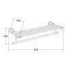 Mexen Estela Handtuchablage, Chrom - 7011520-00