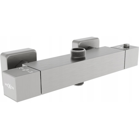 Mexen Cube thermostatische Duscharmatur, Graphit - 77250-66