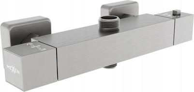 Mexen Cube thermostatische Duscharmatur, Graphit - 77250-66