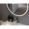 Mexen Gobi beleuchteter Badezimmer-Spiegel, rund 60 cm, LED 6000K, Antibeschlag - 9801-060-060-611-00
