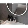 Mexen Gobi beleuchteter Badezimmerspiegel, rund 70 cm, LED 6000K, Antibeschlag - 9801-070-070-611-00